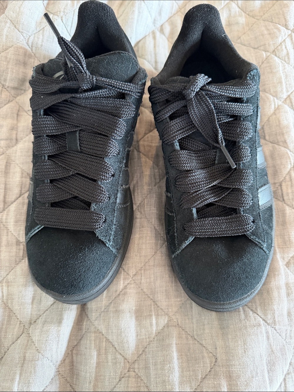 adidas Black Low-Top Athletic Shoes